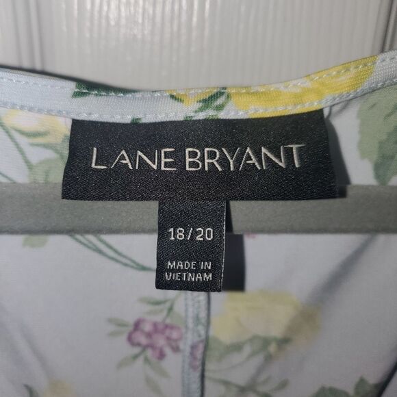 Lane Bryant Floral Print Garment - Yellow and Purple Accents - Picture 2 of 6